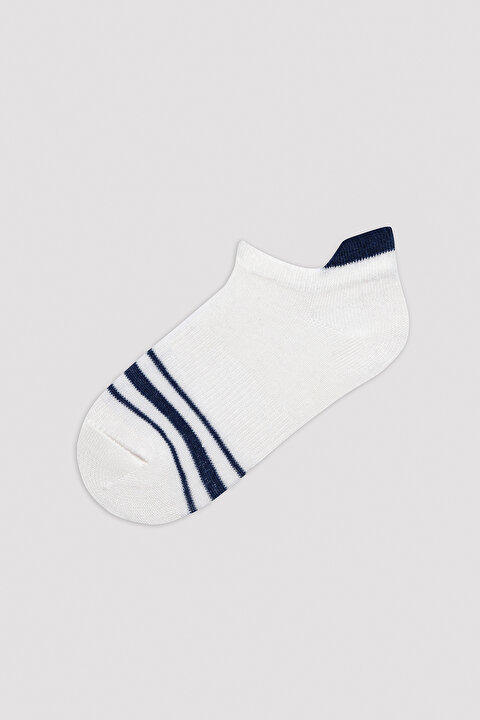 Boys Colorful Lines 4in1 Liner Socks - 3