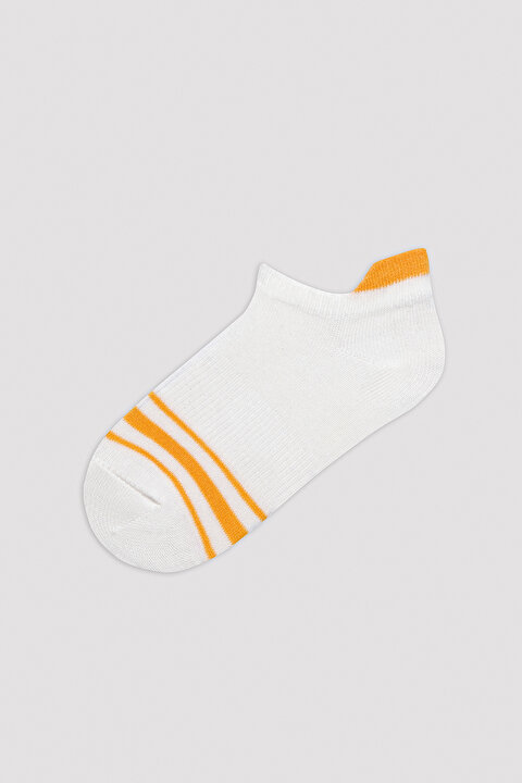 Boys Colorful Lines 4in1 Liner Socks - 4