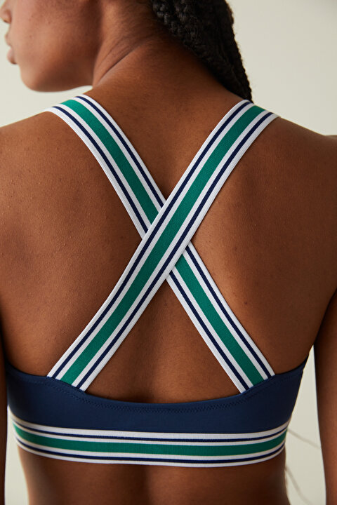 Striped Triangle Bra-Prince Collection - 6