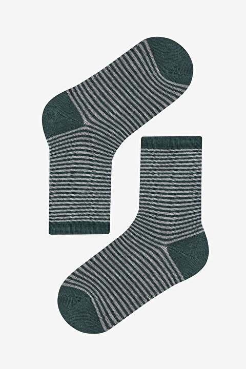 Boys Striped 4in1 Socket Socks - 3