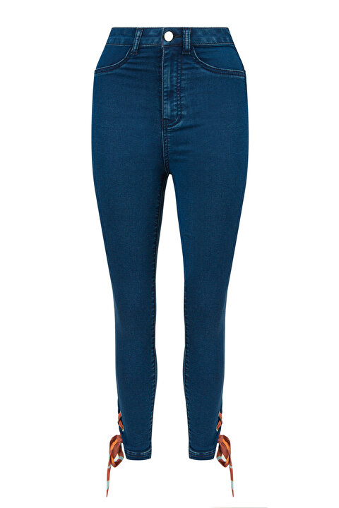 Ribbon Detailed Jegging Tayt - 5