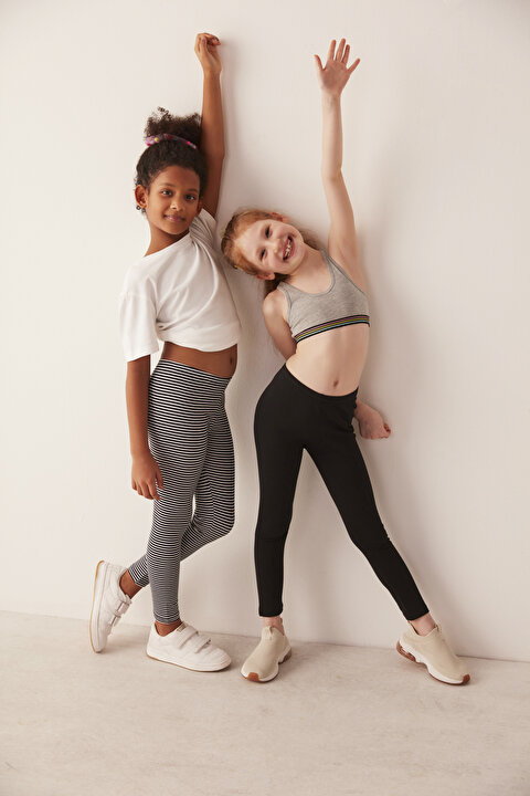 ボトムス mabli stripe leggings PHESLPOI22IY-MIX_front.jpg