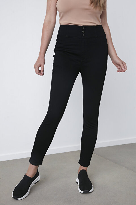 High Waist Curvy Jegging - 6