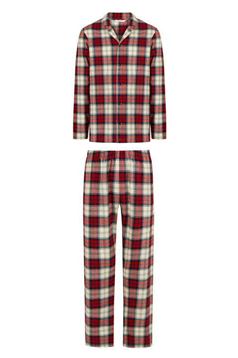 Gingham Fam Gömlek Pantolon Takımı - 6