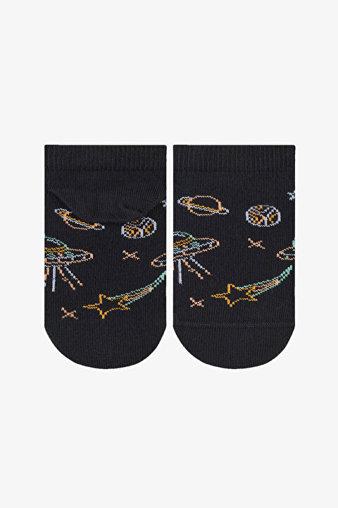 Boys Bubble 4in1 Multi Colour Liner Socks - 3