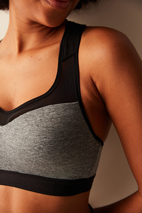 Black Sports Bra - 6