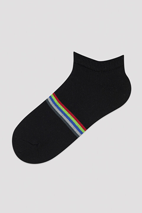 Boys Bright Stripe 4in1 Liner Socks - 3