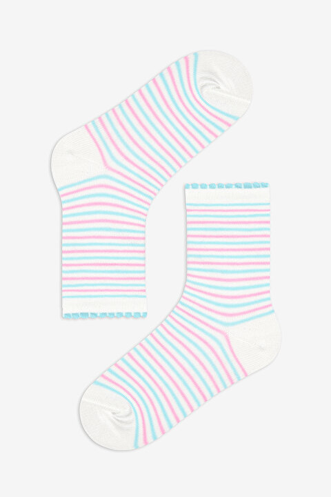 Girls Prety Unicorn 4in1 Multi Colour Socket Socks - 4