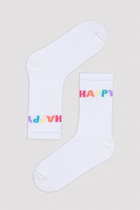 Kız Çocuk Happy 4lü Soket Çorap - 5