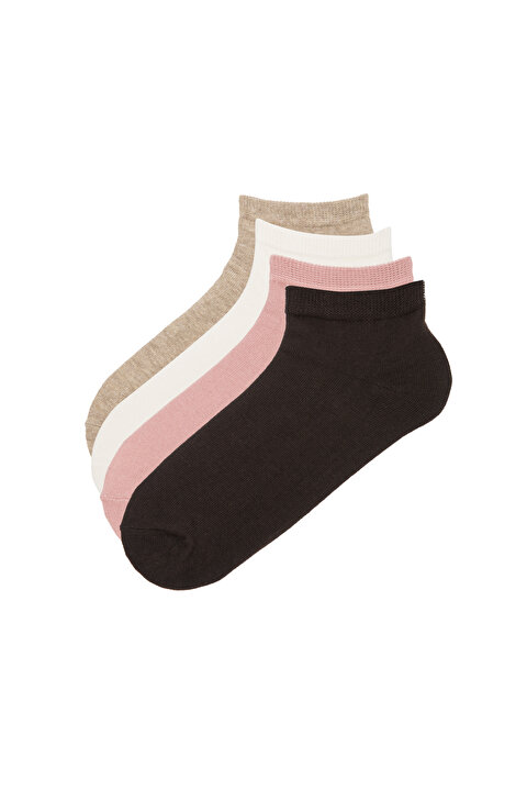 Basic 4 lü Patik Çorap