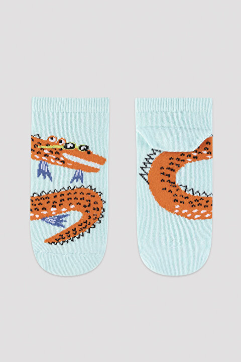 Boys Safari 3in1 Liner Socks - 6