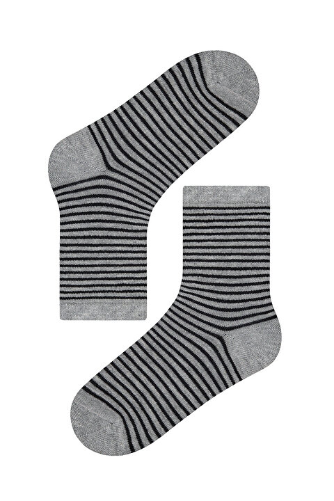 Boys Color Stripe 4in1 Multi Colour Socket Socks - 4