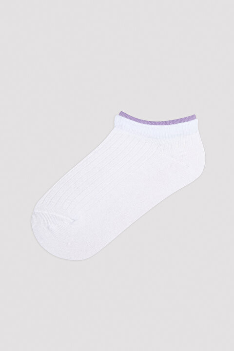 Girls Thin Striped 4in1 Liner Socks - 5