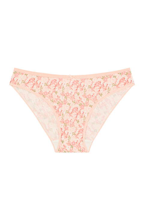 Soft Pointel Floral 3lü Slip Külot - 4