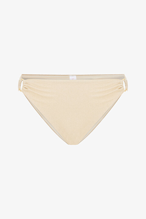 Ekru Jessi Side Tokalı Bikini Altı - 6