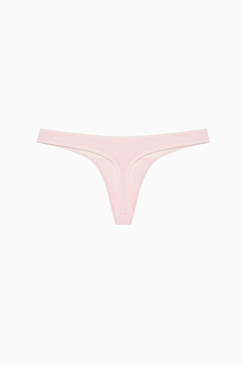 Soft Harmony Pamuklu Lace Detailed Çok Renkli 3lü Tanga Külot - 9