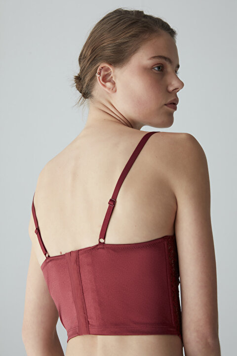 Lace Detailed Bustier - 4