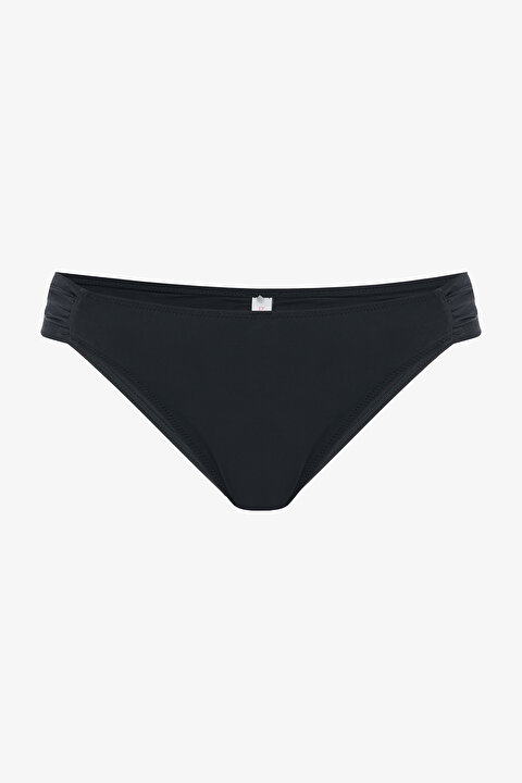 Siyah Düşük Bel Hipkini Bikini Altı - 5