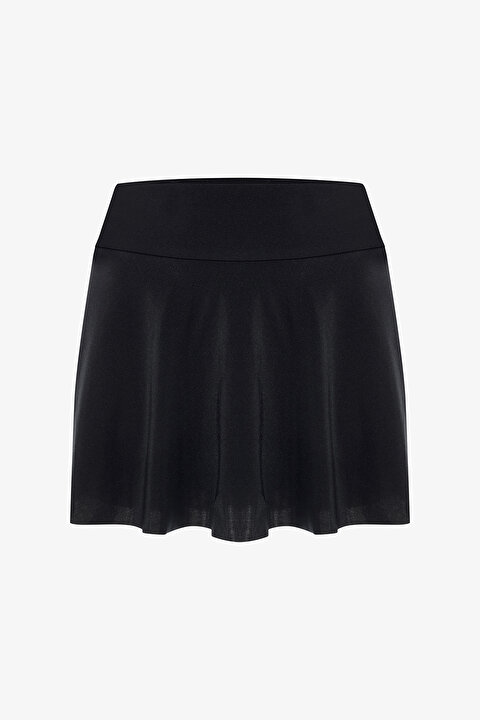 Siyah Şort Etekli Bikini Altı - 5