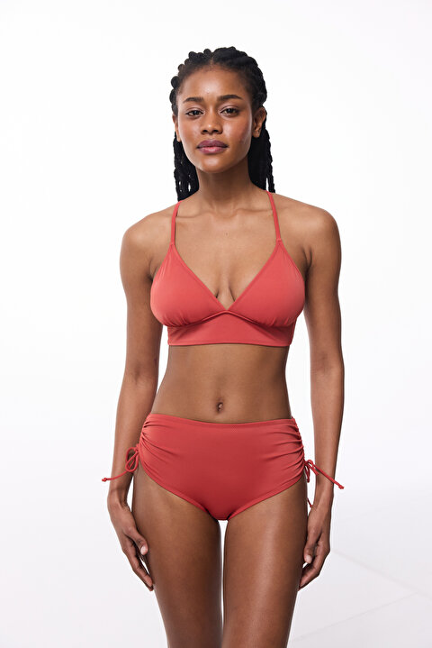 Tarçın Rengi Bralet Plaj Üstü - 4