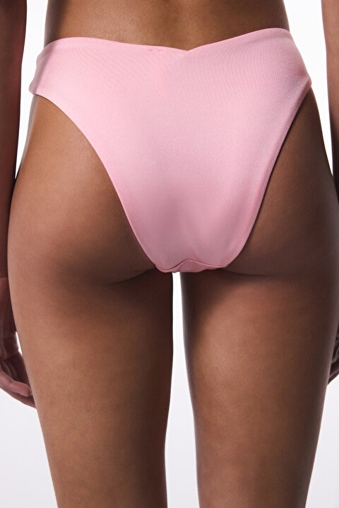Pembe Boncuk Detaylı V Kesim Bikini Altı - Gamze Erçel Koleksiyonu - 3