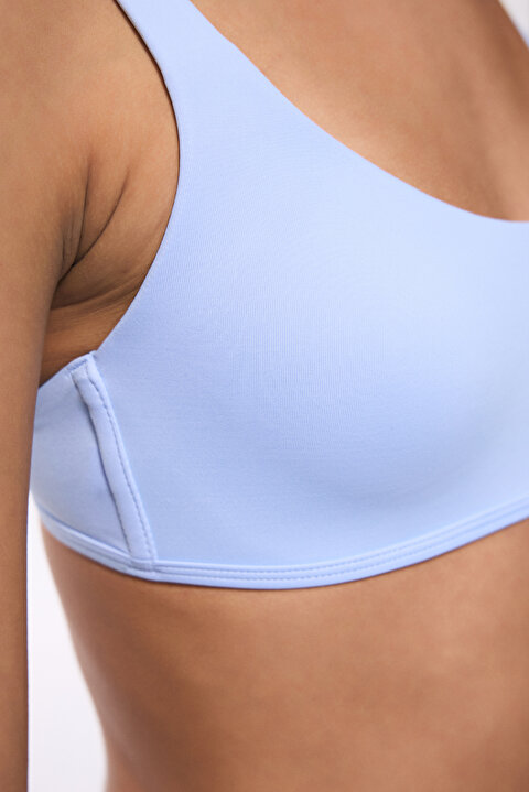 Açık Mavi  Bikini Üstü - 4