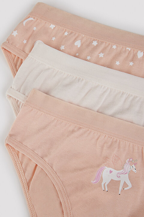 Kız Çocuk Sparkle 3'lü Slip Külot - 5