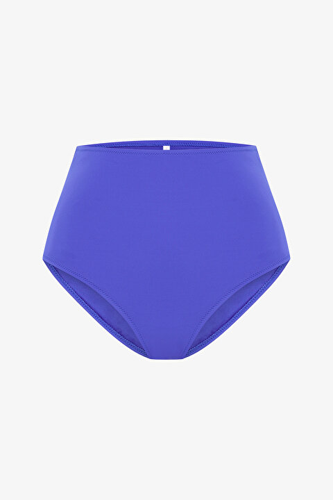 Koyu Mavi High Yüksek Bel Bikini Altı - 5