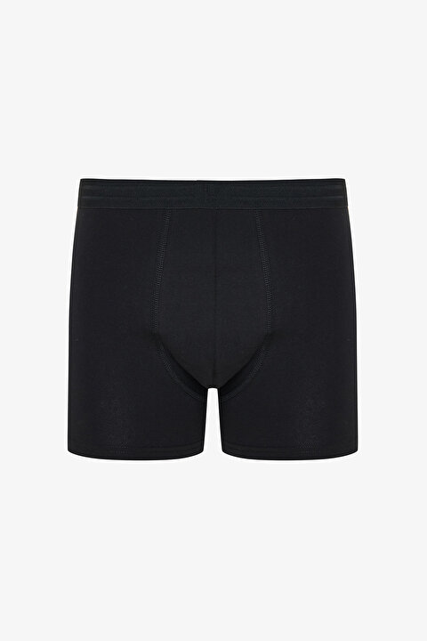 Erkek Black Point Pamuklu 3lü Çok Renkli Boxer Külot - 4