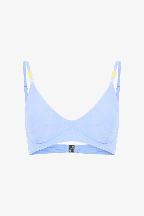 Mavi Juno Balenli Bralet Bikini Üstü - 5