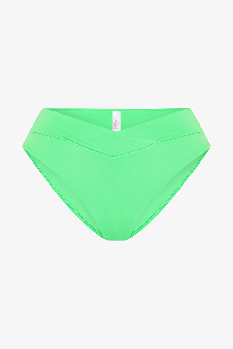 Yeşil V Kesimli Slip Bikini Altı - 6