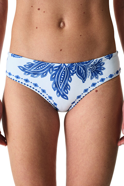 Giana Çiçekli Orta Bel Bikini Altı PLJ9DT7J26IY-MIX - Çok Renkli