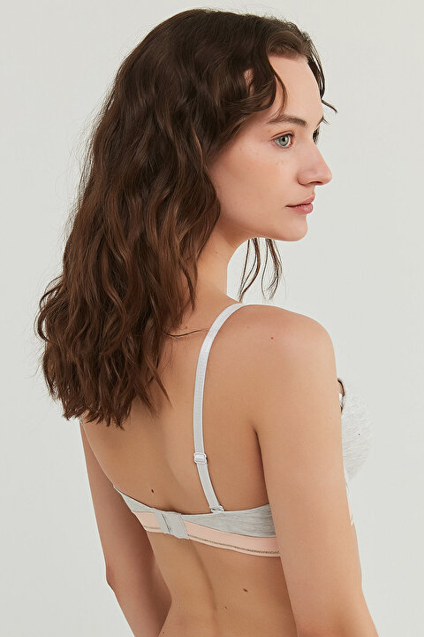 Gri Pop Up Sütyen - 4