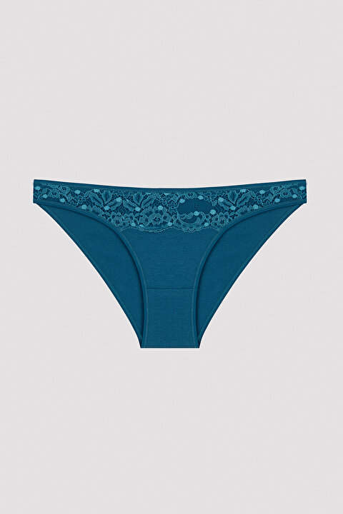 Lacy Detailed Dark Tones 3in1 Slip - 3