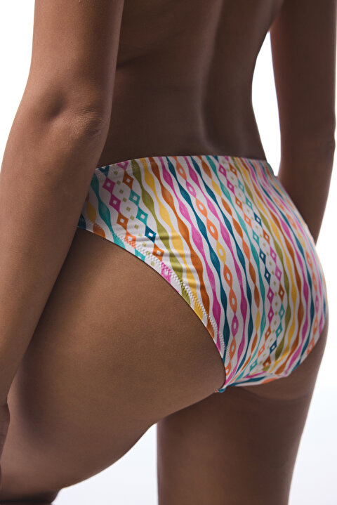 Çizgili Mae Makrome Bikini Altı - 3