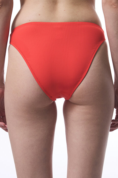Praslin Minimal Kesim Kırmızı Hıgh Leg Bikini Altı - 3