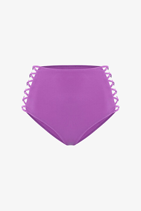 Mor Yüksek Bel Bikini Altı - 7
