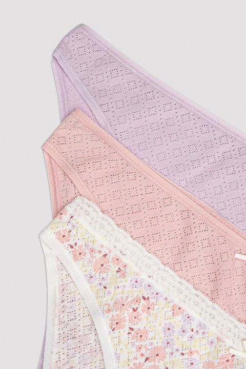 Summer Dream 3lü Pointel Çok Renkli Slip Külot - 5