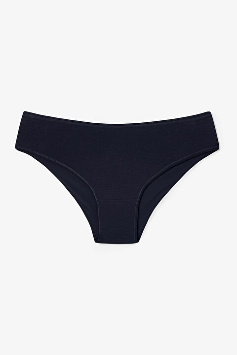 Blue Autumn Yaprak Desenli Düşük Bel 3'lü Slip Külot - 4