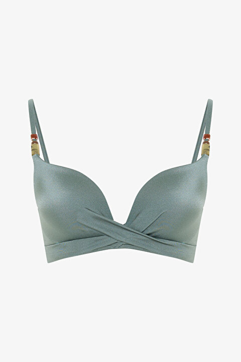 Haki Silves Push Up Bikini Üstü - 5