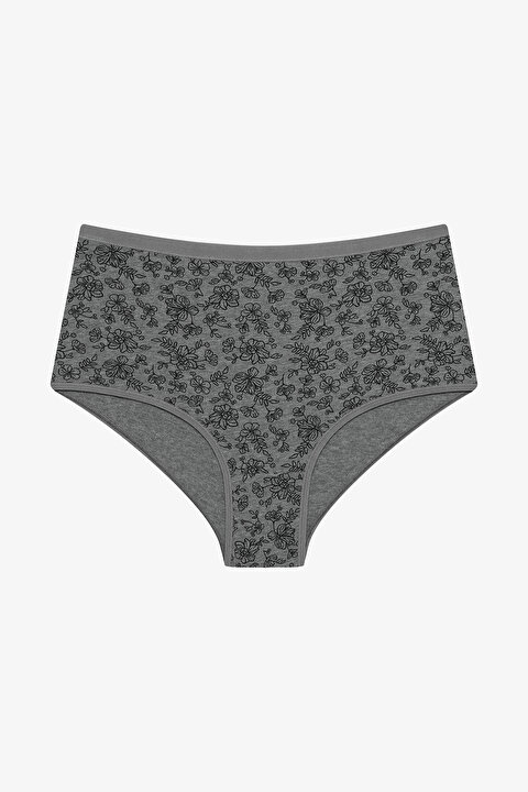 Black Chic 3lü Çok Renkli Highwaist Slip Külot - 3