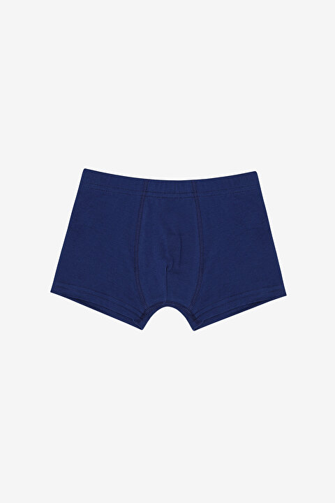 Boys Blue Solid 3in1 Multi Colour Boxer - 4