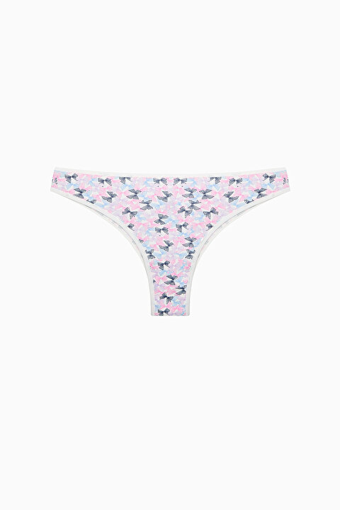 Pretty Bows Cotton3in1 Multi Colour Brazilian - 4