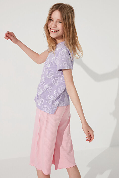 Teen Shell 2Li Pijama Takımı - 5