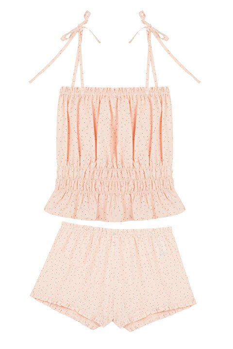 Pinky Ditsy Atlet Şort Pijama Takımı - 6