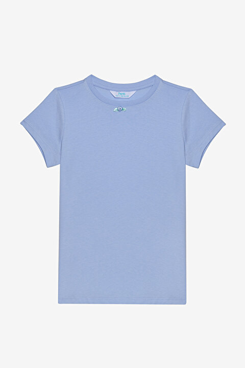 Girls Blue Roses 2in1 Multi Colour PJ Set - 4