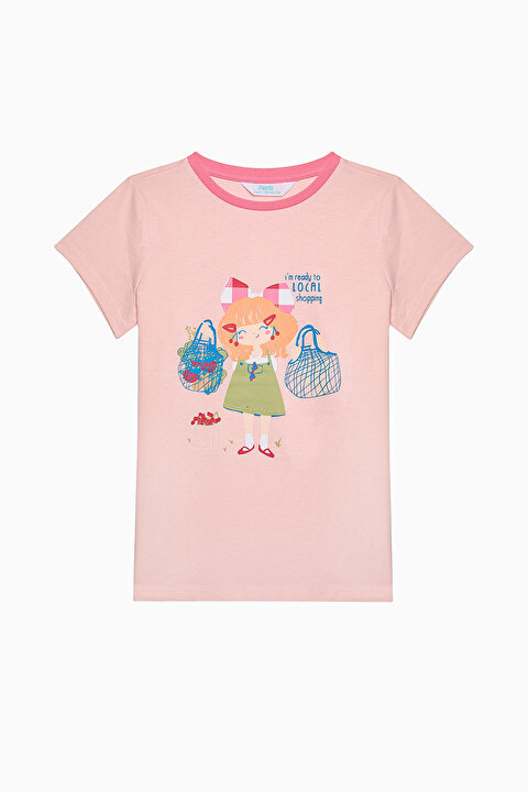 Kız Çocuk Local Pamuklu Çok Renkli 2li Pijama Takımı - 6