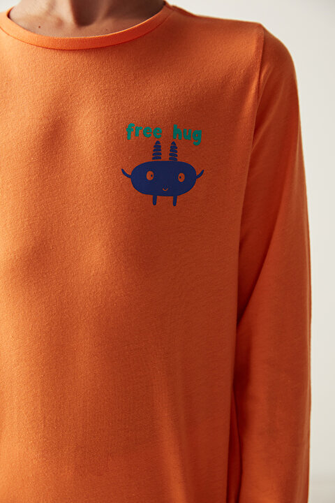 Boys Hug Monster CK LS 2 Pack Pyjama Set - 4