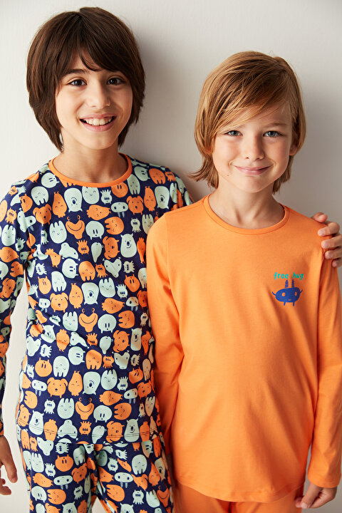 Boys Hug Monster CK LS 2 Pack Pyjama Set - 6