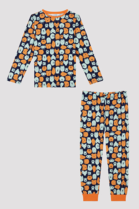Boys Hug Monster CK LS 2 Pack Pyjama Set - 8